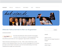 Tablet Screenshot of hab-eine.de